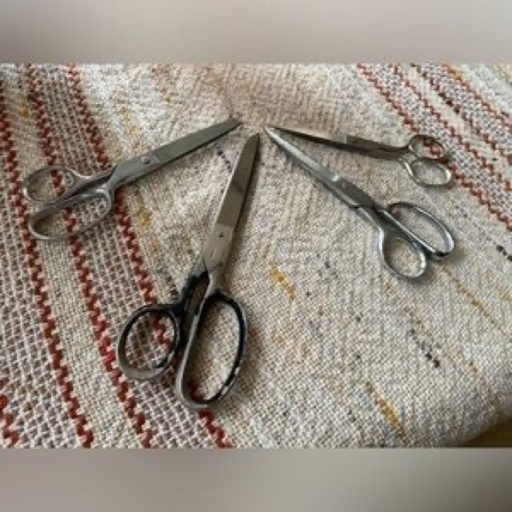 Stainless Steel Sewing Scissors - Black & Silver Options
